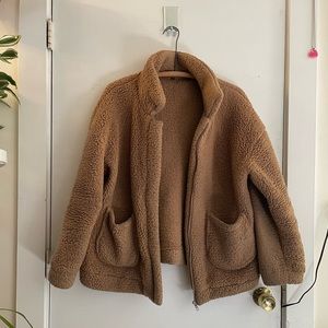 Teddy bear fleece jacket